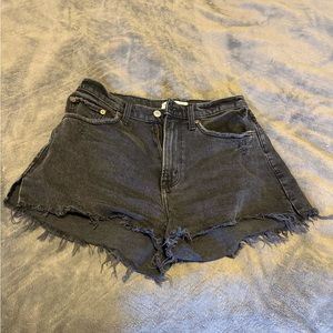 Abercrombie Black Mom Shorts, curve love